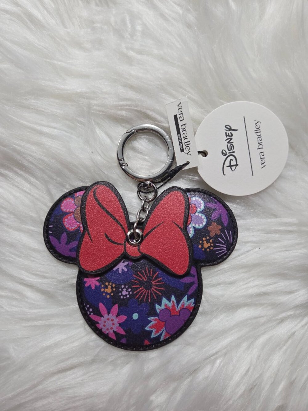 Vera Bradley x Disney Faux Leather Minnie Mouse Bag Charm